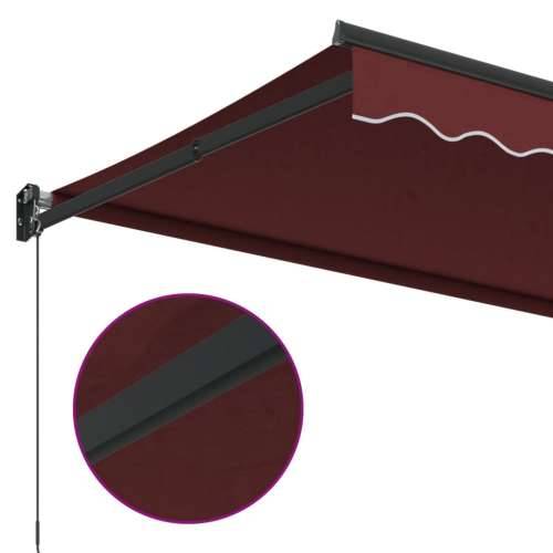 Tenda na ručno uvlačenje bordo 450 x 300 cm - Tamno crvena 450 x 300 cm 1 Cijena