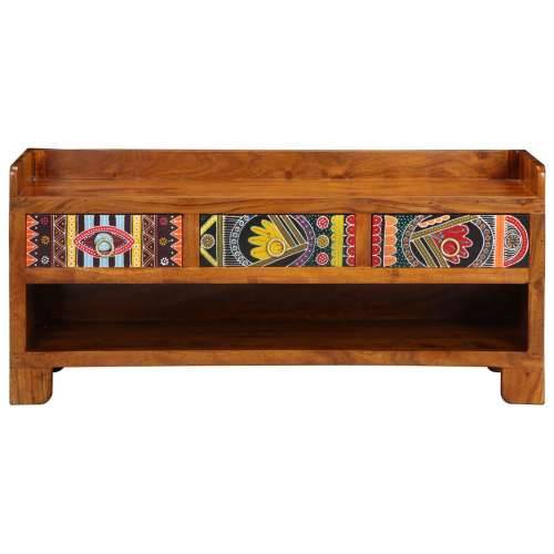 klupa za cipele 100x35x45 cm masivno drvo akacije Cijena