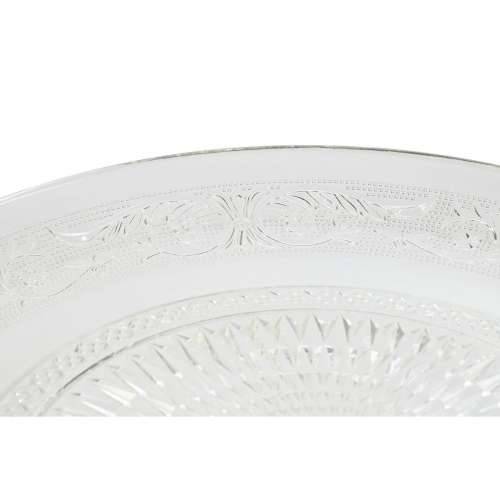 Plakans šķīvis Home ESPRIT Providan Kristal 33 x 33 x 9,4 cm Cijena