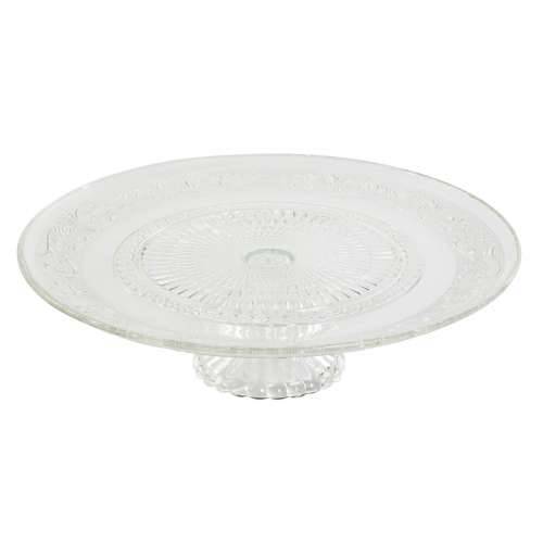Plakans šķīvis Home ESPRIT Providan Kristal 33 x 33 x 9,4 cm Cijena