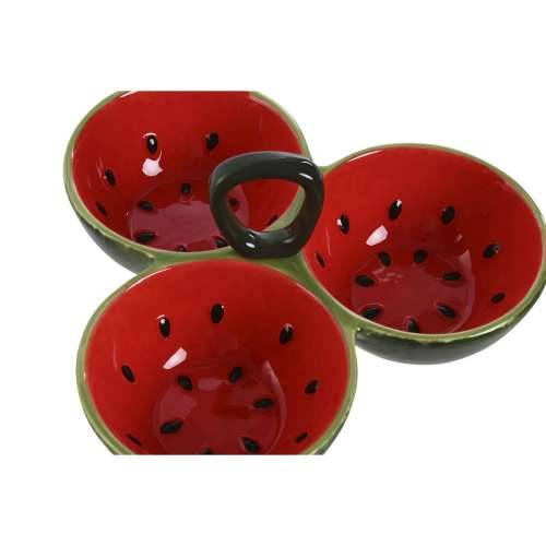 Zdjelica za Grickalice Home ESPRIT Crvena Zelena Gres Keramika Lubenica 23 x 22 x 10,5 cm Cijena