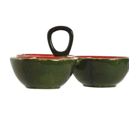 Zdjelica za Grickalice Home ESPRIT Crvena Zelena Gres Keramika Lubenica 23 x 22 x 10,5 cm Cijena