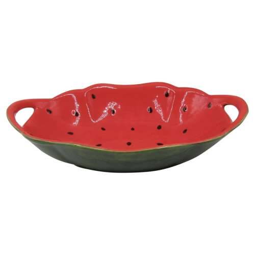 Zdjelica za Grickalice Home ESPRIT Crvena Zelena Gres Keramika Lubenica 30 x 19,5 x 7,5 cm Cijena