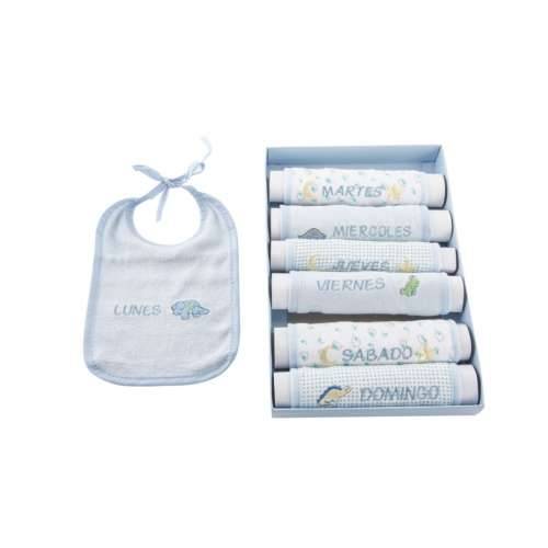 Set Podbradnjaka Home ESPRIT Plava Roza Pamuk 19 x 29 x 3 cm (4 kom.) Cijena