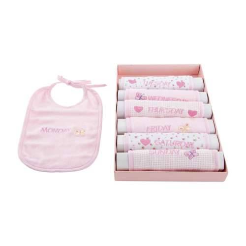Set Podbradnjaka Home ESPRIT Plava Roza Pamuk 19 x 29 x 3 cm (4 kom.) Cijena