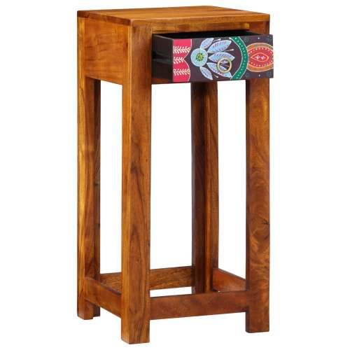 Stalak za telefon 35x35x75 cm od punog drva akacije Cijena