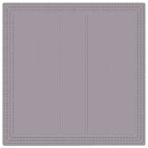 Stol za vrt Svjetlosiva 100x100x73 cm Poli Ratan Cijena
