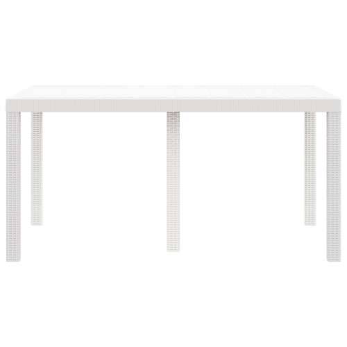 vrtni stol bijeli 150x100x73 cm poli ratan Cijena