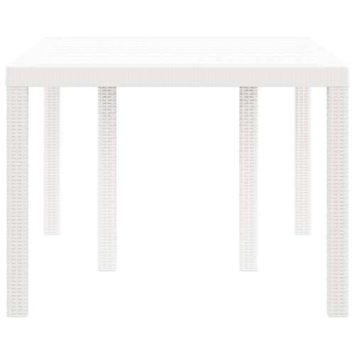vrtni stol bijeli 150x100x73 cm poli ratan Cijena