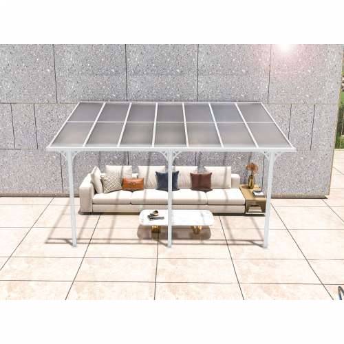 Westmann - Nadstrešnica za terasu - 435x300 cm (13,02 m²) - Bijela - BRANDED IN GERMANY Cijena