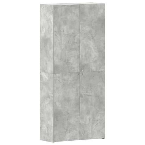 Ormar za cipele Betonski sivi 80x35,5x180 cm Konstruirano drvo Cijena
