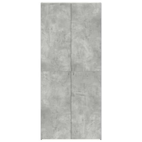 Ormar za cipele Betonski sivi 80x35,5x180 cm Konstruirano drvo Cijena