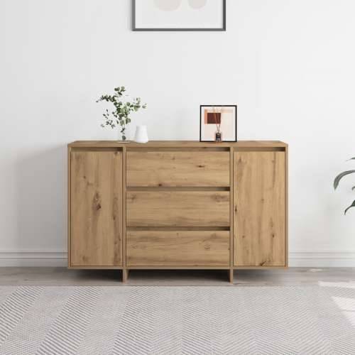 Sideboard Artisan Oak 120x41x75 cm Konstruirano drvo Cijena