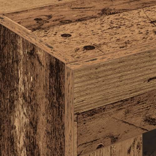 Zidni ormar Set od 2 Smeđi Masivno drvo 139 x 34 x 90 cm Bife Cijena