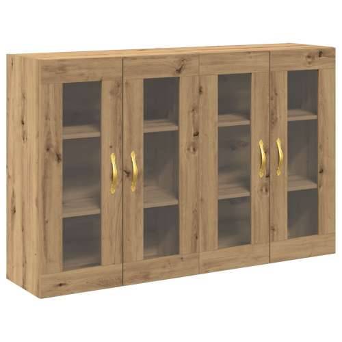 Zidni Kabinet Set od 2 Hrast Konstruirano drvo 139 x 34 x 90 cm Cijena