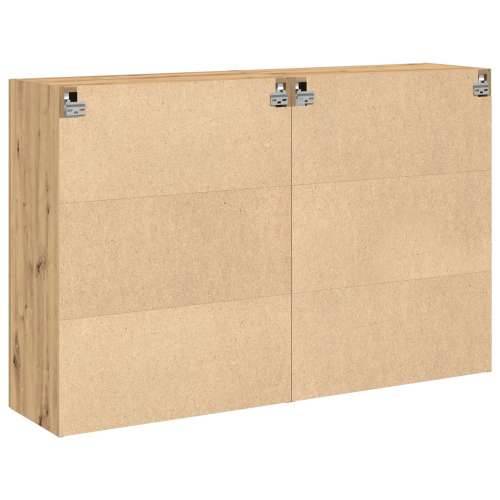 Zidni Kabinet Set od 2 Hrast Konstruirano drvo 139 x 34 x 90 cm Cijena