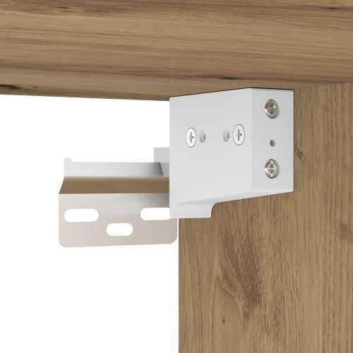Zidni Kabinet Set od 2 Hrast Konstruirano drvo 139 x 34 x 90 cm Cijena