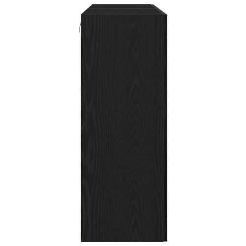 Zidni kabinet Set od 2 Crni hrast Drvo, Staklo 139 x 34 x 90 cm Cijena