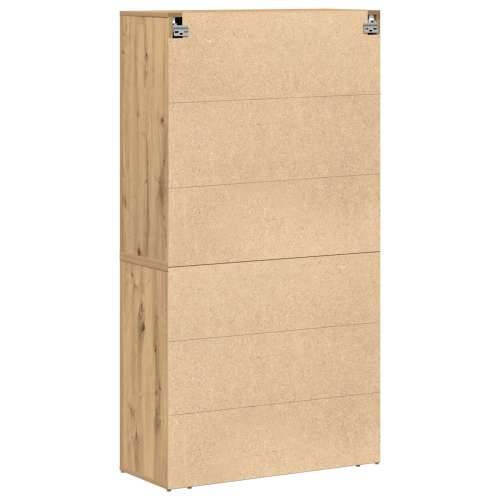Visoki ormar od umjetnog hrasta 80x33x150 cm konstruirano drvo Cijena