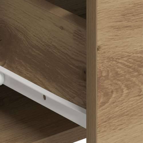 Visoki ormar od umjetnog hrasta 80x33x150 cm konstruirano drvo Cijena