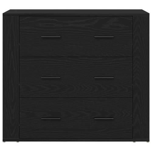 visoki ormar crni hrast 80x33x150 cm konstruirano drvo Cijena