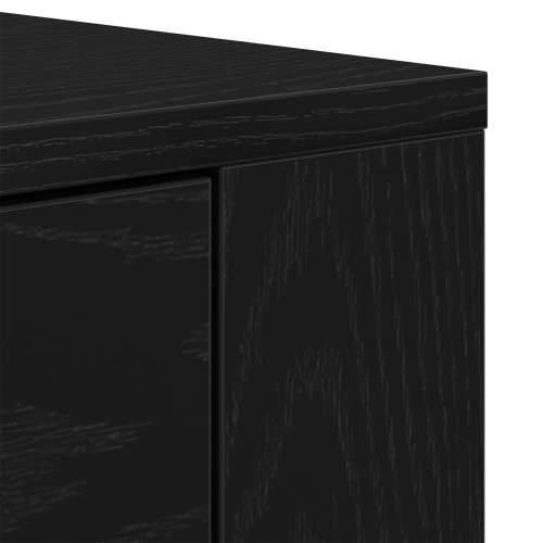 visoki ormar crni hrast 80x33x150 cm konstruirano drvo Cijena