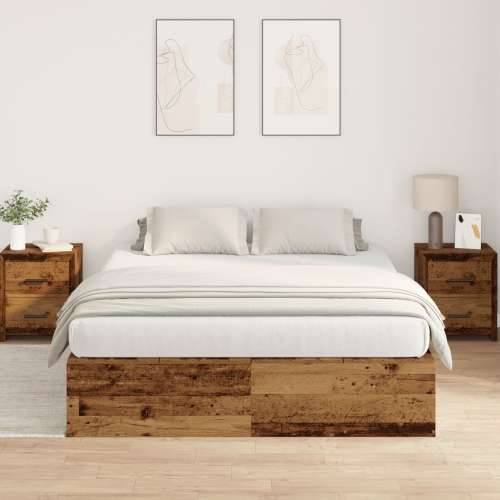 Krevet s prostorom za pohranu Stari drvo 160x200 cm Cijena
