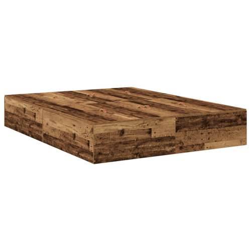 Krevet s prostorom za pohranu Stari drvo 160x200 cm Cijena