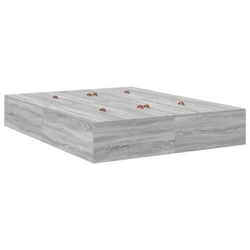 KREVET S PROSTOROM ZA POHRANU SIVI SONOMA 140x190 cm Cijena