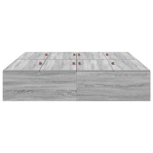 KREVET S PROSTOROM ZA POHRANU SIVI SONOMA 140x190 cm Cijena