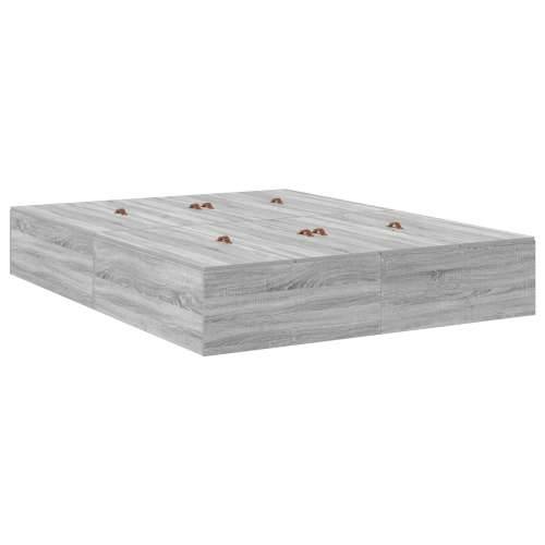 KREVET S PROSTOROM ZA POHRANU SIVI SONOMA 140x190 cm Cijena