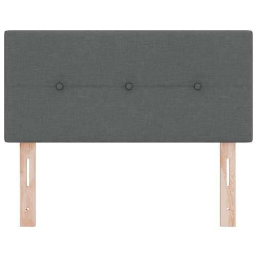 LED uzglavlje s gumbima Tamno sivo 90 cm Tkanina Cijena