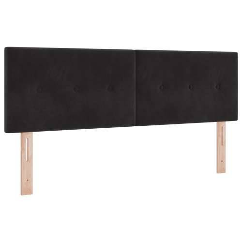 Tapački krevet s madracem Crna 140x190 cm Baršun Cijena