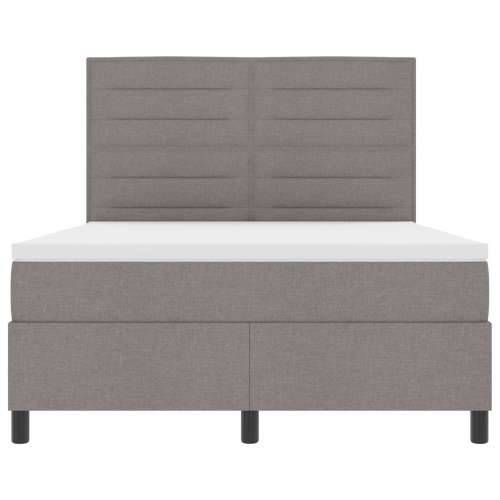 Box spring krevet s madracem taupe 160x200 cm tkanina Cijena