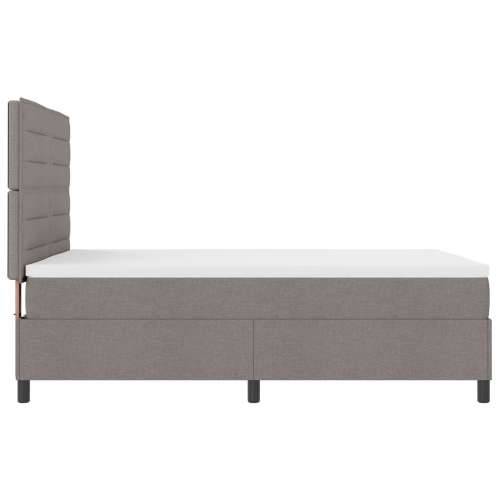 Box spring krevet s madracem taupe 160x200 cm tkanina Cijena