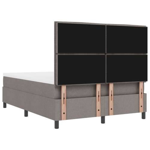 Box spring krevet s madracem taupe 160x200 cm tkanina Cijena