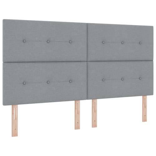box spring krevet s madracem svijetlosiva super king tkanina Cijena