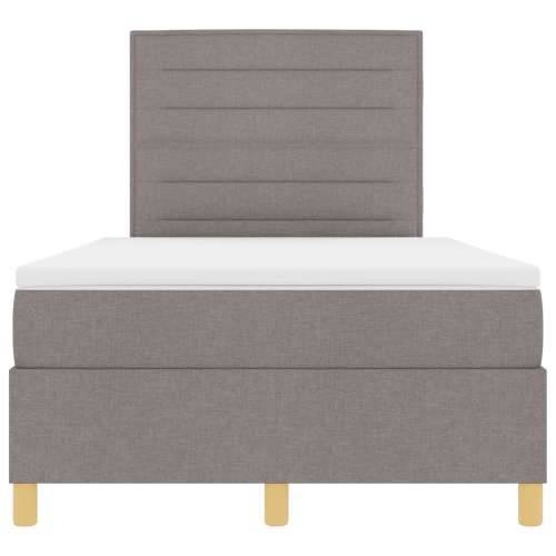 Krevet s kutijom s madracem Taupe 120x200 cm Tkanina Cijena