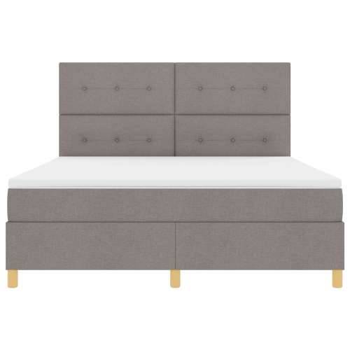 krevet s madracem taupe super king tkanina Cijena