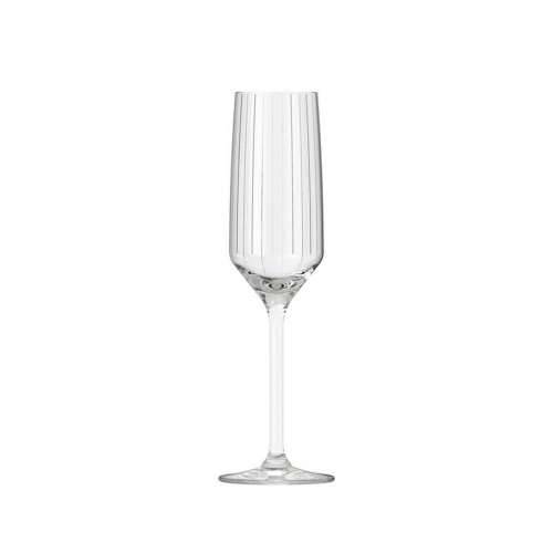 Čaša za šampanjac Inde Carre optics 6 Dijelovi Cijena