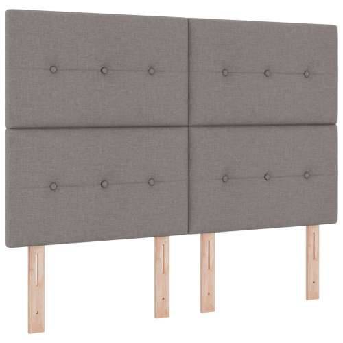 krevet s box springom i madracem te klupom taupe 140x200 cm tkanina Cijena
