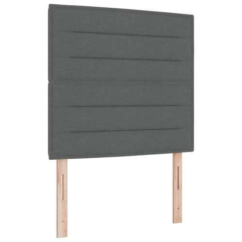 box spring krevet s madracem i klupom tamno siva 90x200 cm tkanina Cijena