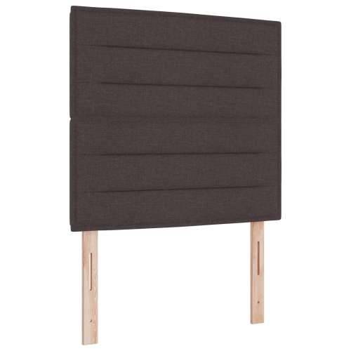 Box Spring Krevet s Madracem i Klupom Tamnosmeđi 90x200 cm Tkanina Cijena