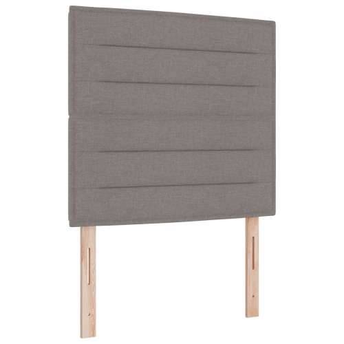 Box Spring Krevet s Madracem i Klupom Taupe 120x200 cm Tkanina Cijena