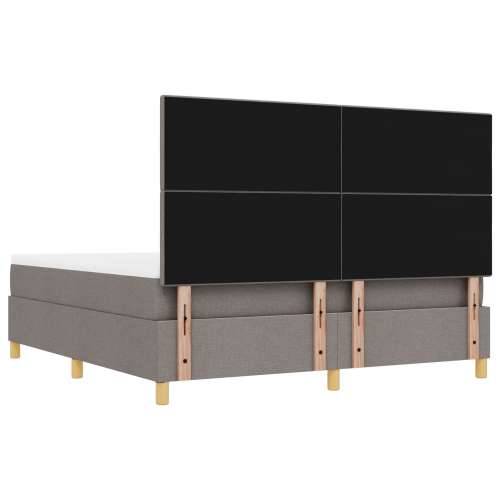 krevet s podnicom i madracem i klupom taupe 180x200 cm tkanina Cijena