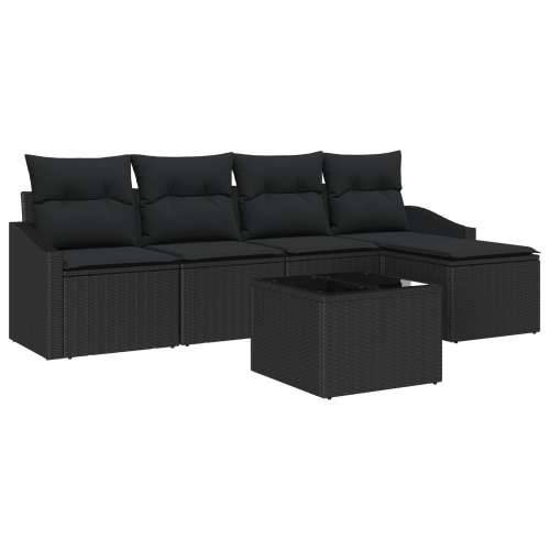 Set vrtnih sofa od 6 komada s jastucima bež poliratan Cijena