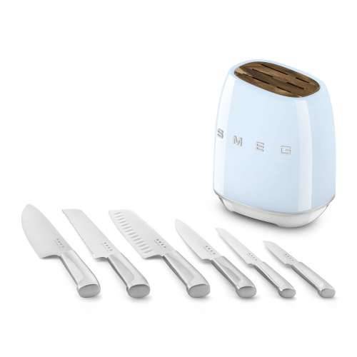 Set Kuhinjskih Noževa i Stalak Smeg KBSF02PB Cijena