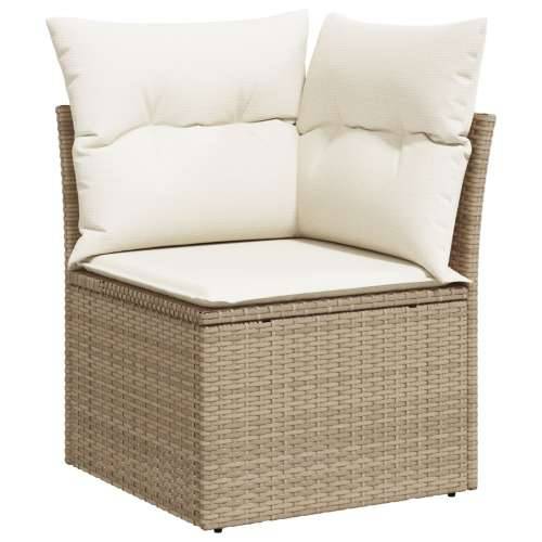 vrtni sofa set Set od 9 Bež Ratan, Poliester Vrtni sofa set Cijena