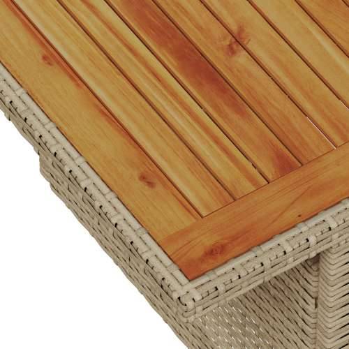 vrtni sofa set Set od 5 Bež i siva Ratan i poliester jastučić Cijena