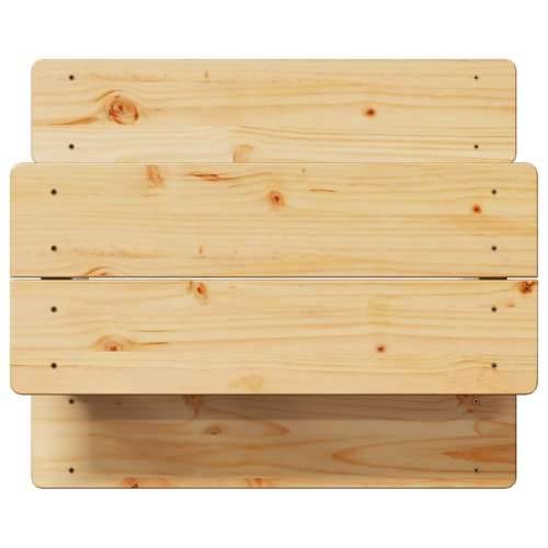 Dječji stol s klupama IRUN bijeli 90x79,5x50cm puno drvo - Bijela 1 Cijena